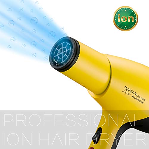 Deinppa Ionic Hair Dryer AC 2100W Professional Salon Blow Dryer Low