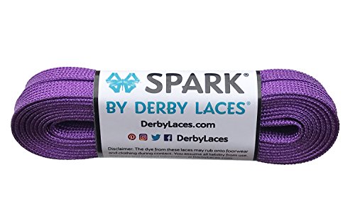 Derby Laces Purple Spark Shoelace for