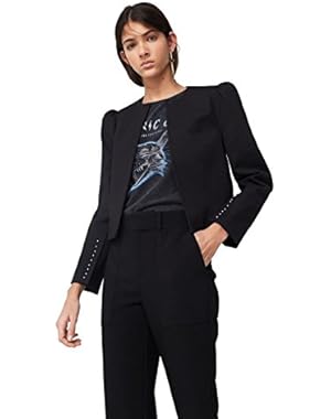 Mango Women's Structured Cotton-Blend Jacket