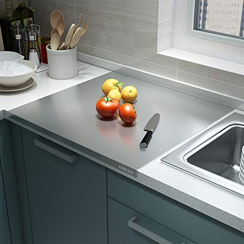 KORVOS Chopping Board Extra Large Stainless Steel Baking Board