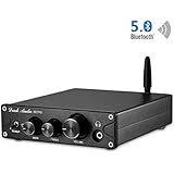 Douk Audio G3 PRO Bluetooth 5.0 Power Amp &amp; Headphone Amplifier, Support APTX, with DAC chip, 100W x 2, Works for 2.0 Channel Passive Speakers (Black)