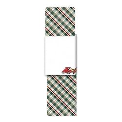 Punch Studio Red Truck Christmas Pocket Notepad
