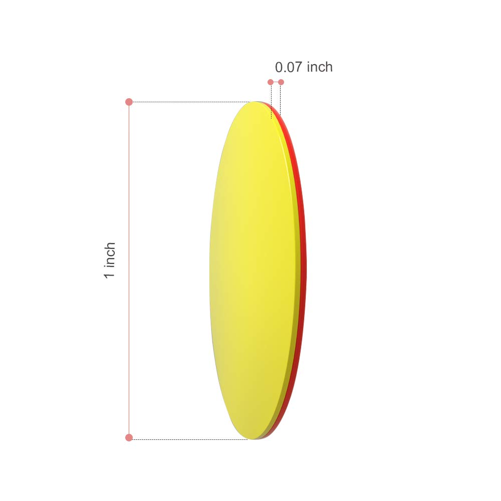 Plastic Two-Color Counter,Red/Yellow Two Side 1000 PCS,Counting Manipulatvies, Math Counters for Kids, Counting Chips
