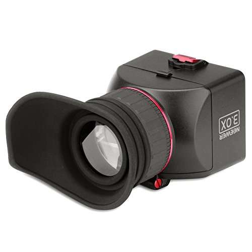 Neewer Foldable 3Inch LCD Viewfinder 3X Magnification for Canon, Nikon