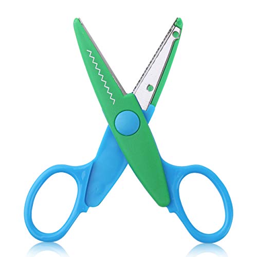 Mr. Pen Craft Scissors Decorative Edge, 6 Pack, Craft Scissors, Zig