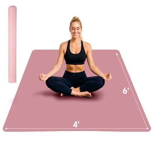 Stepwaver Extra Large Yoga Mat Pink