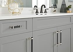 Amerock | Cabinet Pull | Brushed Matte Black/Satin