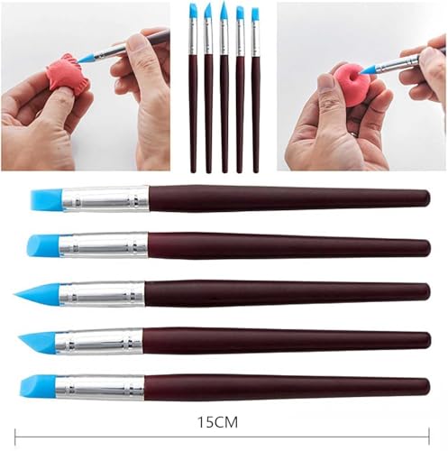 Langqun 31pcs Clay Tools,Pottery Tools Kit,Air Dry Clay Tools,Polymer Clay Dotting Tools,Ceramic Supplies for Kids and Adults,Sculpting,Modeling,Shaping