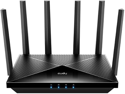 BE6500 WiFi 7 Router Dual Band Gigabit-Gaming-Router, VPN Client und Server, Cudy APP-Steuerung, Broadcom 2 GHz Quad-Core CPU, WR6500