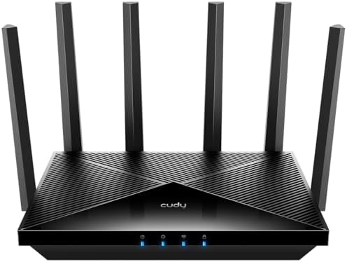 BE6500 WiFi 7 Router Dual Band Gigabit-Gaming-Router, VPN Client und Server, Cudy APP-Steuerung, Broadcom 2 GHz Quad-Core CPU, WR6500