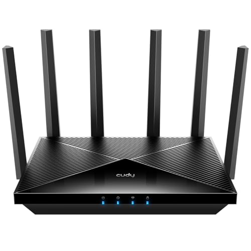 BE6500 WiFi 7 Router Dual Band Gigabit-Gaming-Router, VPN Client und Server, Cudy APP-Steuerung, Broadcom 2 GHz Quad-Core CPU, WR6500