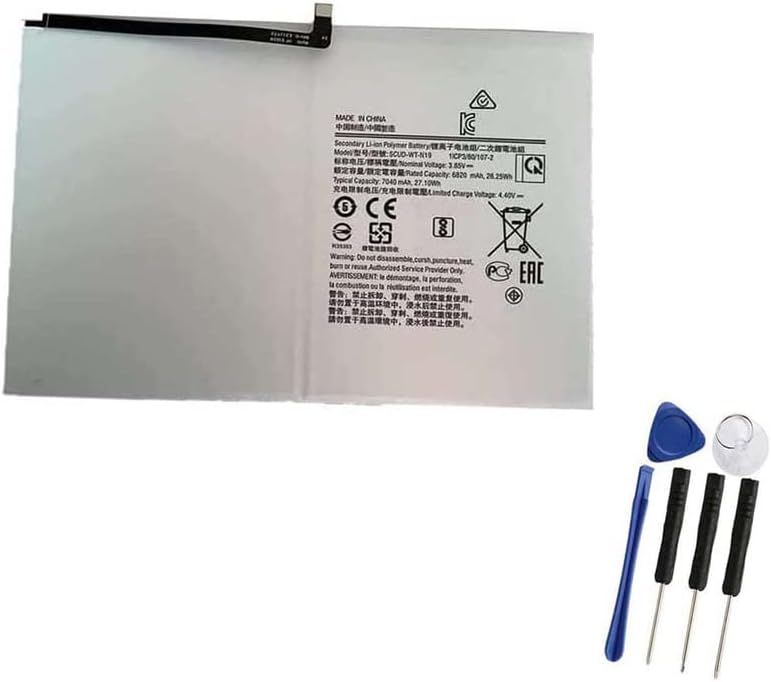 Galaxy Tab A7 10.4 2020 Battery SM-T500 T505 SCUD-WT-N19 3.8V Replacement