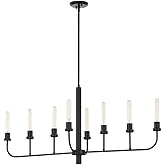 Quorum Lighting 622-8-59 Sheridan Chandelier, Matte Black