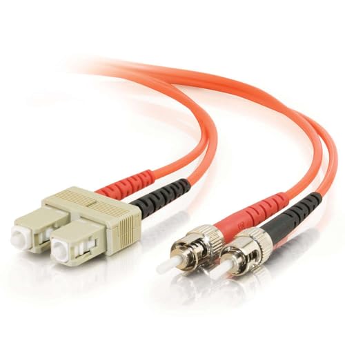 C2G/Cables to Go 14547 SC/ST Duplex 50/125 Multimode Fiber Patch Cable (3 Meter…