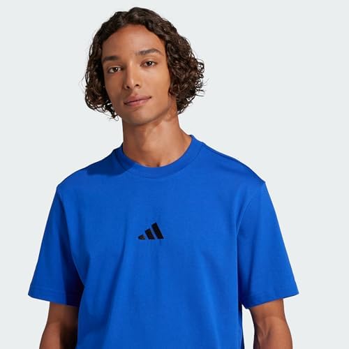 Uomo Essentials Small Logo Single Jersey Shirt, Team Royal Blue/Black, S