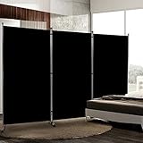 Room Divider 6FT Folding Privacy Screens, 3 Panel