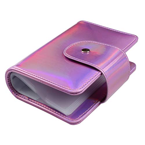 FingerAngel 20 Slots Image Stamper Plate Collection Nail Art Stamp Plate Stamping Plates Cases Stamp Nail Template Organzier for Large Size 6X12CM Nail Art Plates (Pink)