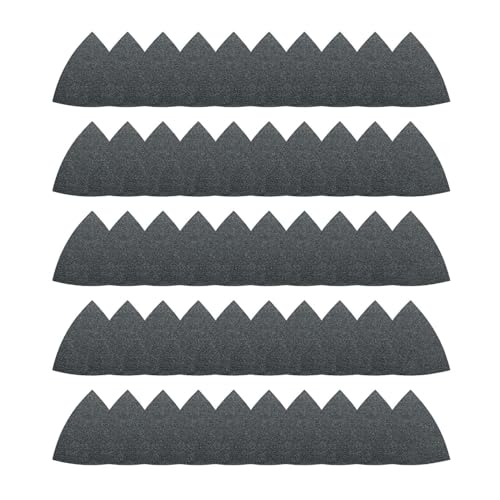 FEIN Schleifblaetter Stein Korn 120, Kantenlaenge 80 mm, VE 50 St., Speziell fuer die Bearbeitung von Natur- und Kunststein. Ungelocht, Klettschnellbefestigung. Ungelocht, Klettenschnellbefestigung.