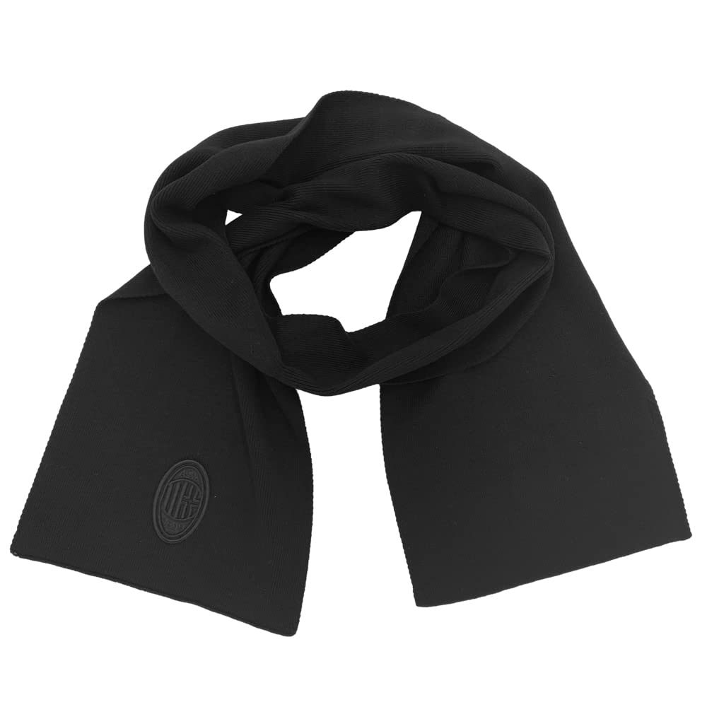 AC Milan Unisex_Adult 143047 Scarf, Black, One Size
