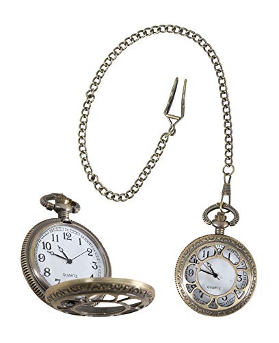 P'tit Clown - Steampunk Pocket Watch, Unisex-Adult, 17532, One Size