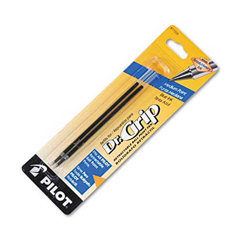 PILOT Dr. Grip Ballpoint Ink Refills for Retractable Pens, Medium Point