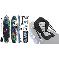 SereneLife Inflatable Stand Up Paddle Boardwith