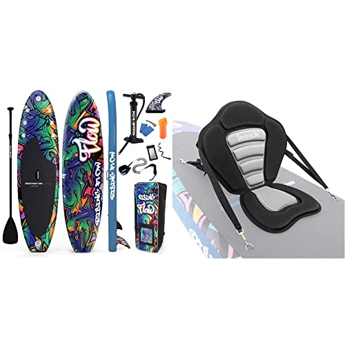 SereneLife Inflatable Stand Up Paddle Boardwith