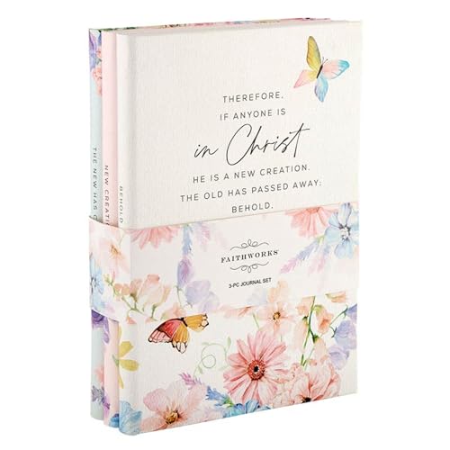 Faithworks Inspirational Journals - Medium Hardcover Notebooks with Scripture,…