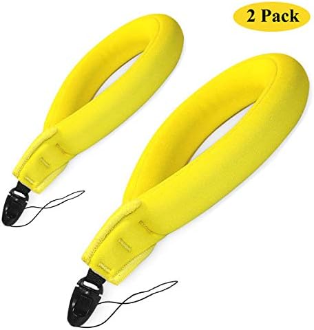 Waterproof Camera Float Strap, Dooge Universal Floating Wristband Hand Grip Lanyard for GoPro, Underwater Camera, Waterproof Case Bag, Key and Sunglass Etc (2 Pack)