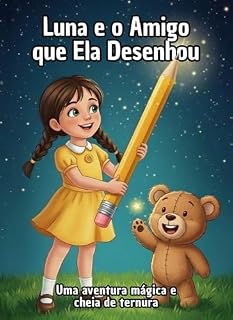 Livro Luna e o Amigo que Ela Desenhou
