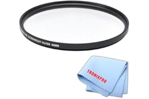 Tronixpro 95mm Pro Series High Resolution Digital Ultraviolet UV Protection Filter for Sigma 150-600mm 50-500mm, Tamron SP 150-600mm f/5-6.3 Di VC USD Lens + Microfiber Cloth