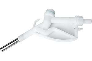 BREARO 3/4'' Nozzle, Manual Nozzle for Use With All Fuels, White