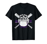 Vintage Colorado Rocky Mountains Retro Baseball Fan