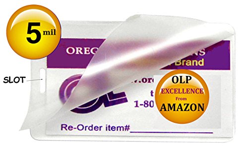 Qty 5000 Luggage Tags Laminating Pouches 5 Mil Slotted 2-1/2 x 4-1/4 Hot Laminator Sleeves