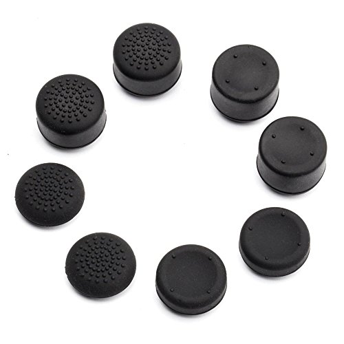 Pandaren Pack of 8 pcs Thumb Grip Thumbstick for PS5, PS2, PS3, PS4
