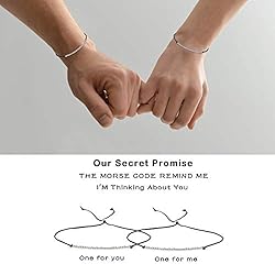 KGBNCIE Big Sis-Lil Sis Morse Code Bracelet