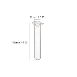 Bettomshin 100Pcs 15ml Round Bottom Centrifuge