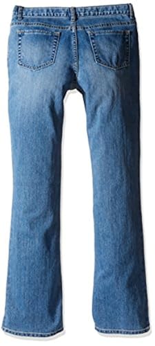 The Children's Place Girls' Basic Bootcut Jeans Mdwrnstone 6X/7