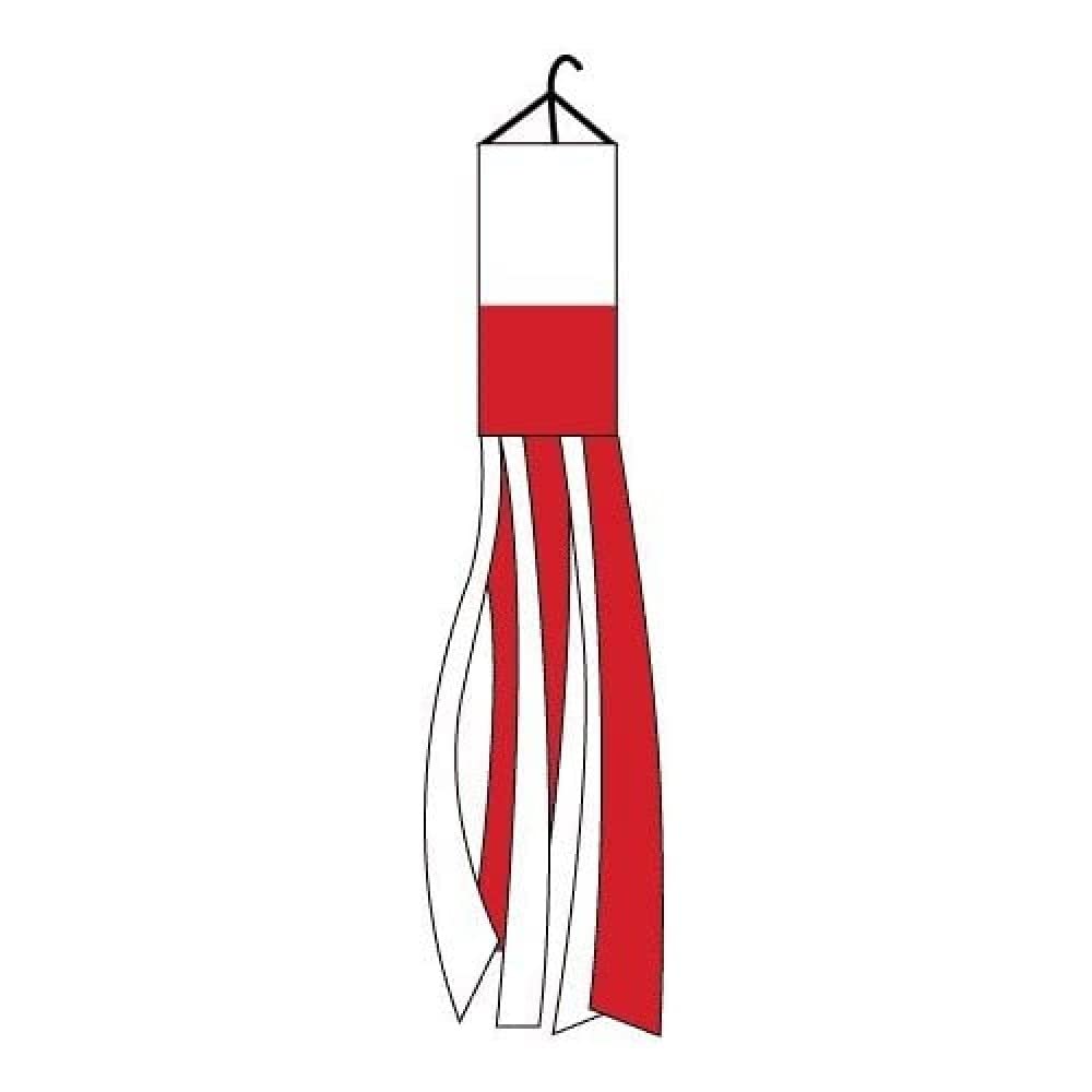 AZ FLAG - Poland Windsock 5'' - Polish Wind Sock Flag 100% Polyester 150 cm - 5 Feets