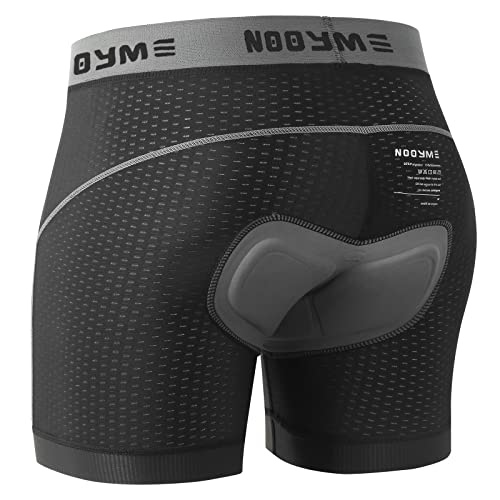 41+ZDqS lRL Nooyme Fahrradhose Herren Radunterhose Herren Schnelltrockende Radlerhose Herren Mit Sitzpolster 4D Atmungsaktive Fahrradunterhose Herren Gepolstert Elastische Radhose Herren Leichte Radlerhose Herren