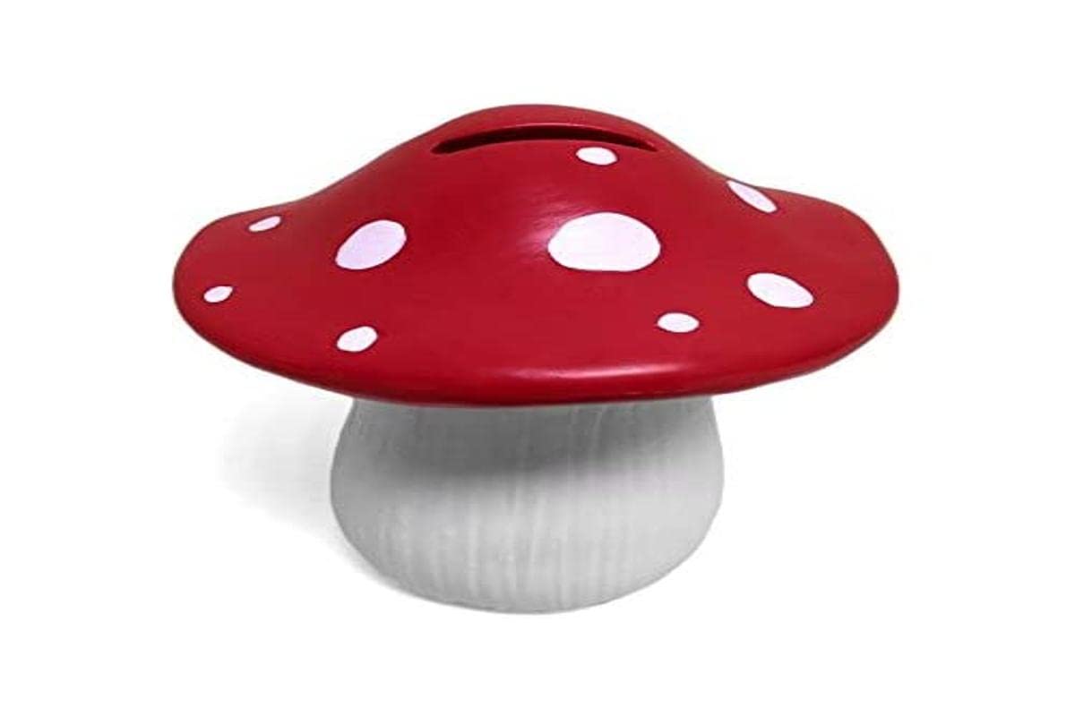 Fisura Piggy Bank, Ceramic, red, Grande