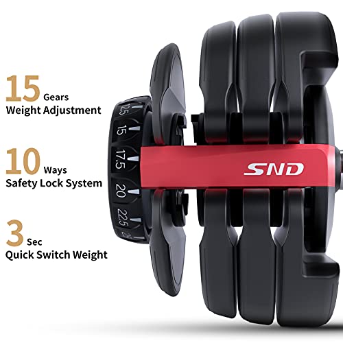 Quick Lock Adjustable Dumbbell System 75 Lb Set Adjustable