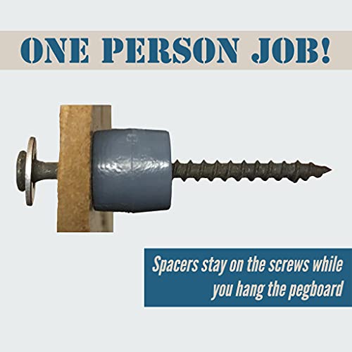 CP3 USAMade Heavy Duty 72Piece 24Sets Pegboard Mounting Kit w/24