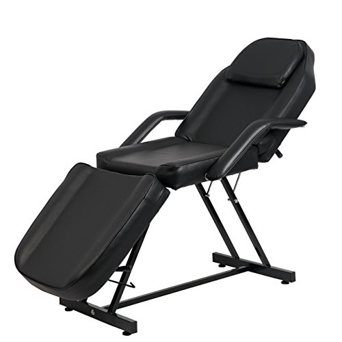 BELLAVIE Professional Multi-purpose Salon Chair/Massage / Spa Table Adjustable, Black