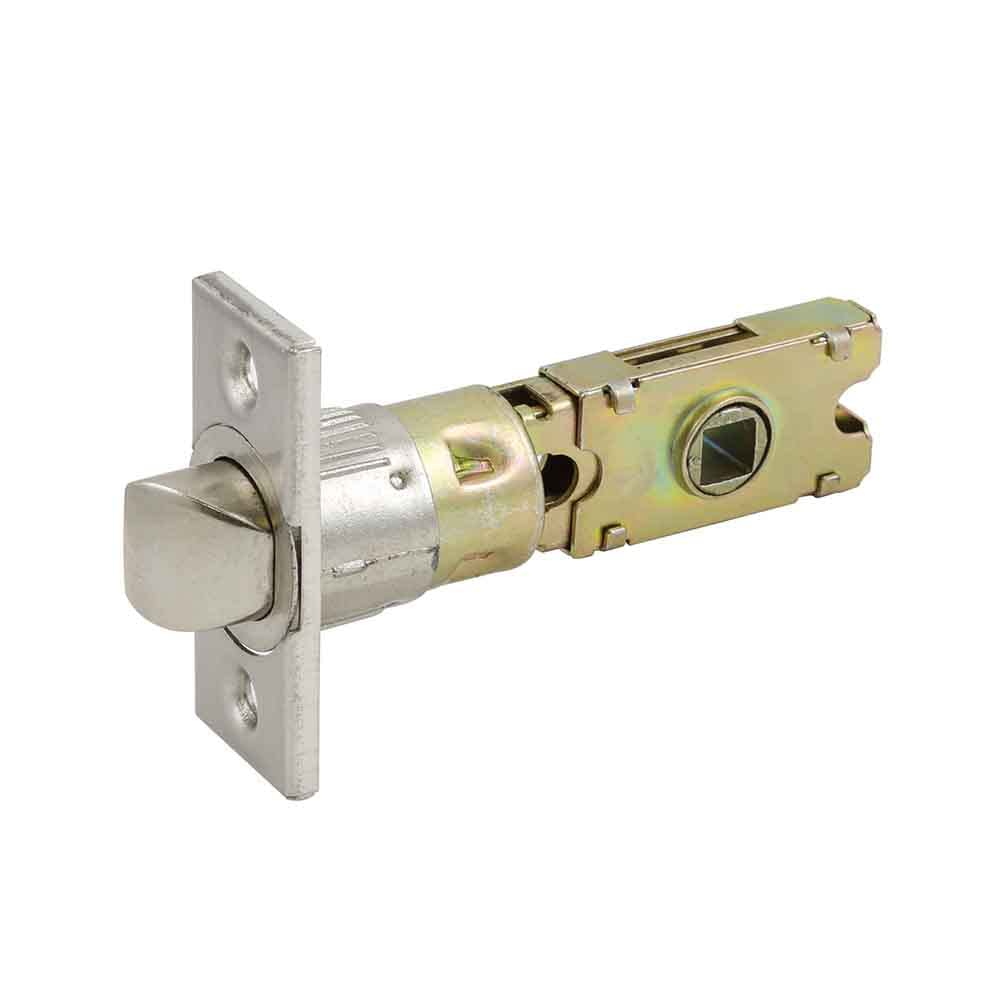 Photo 1 of 6-Way Replacement Square Spindle Passage Door Latch, Fits Emblem Series Locksets, Satin Nickel – Design House, 582213