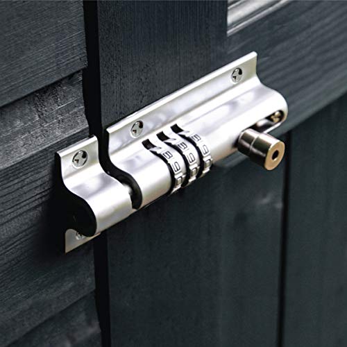 SQUIRE Combination Locking Bolt. Unique Patented Recodeable Combination