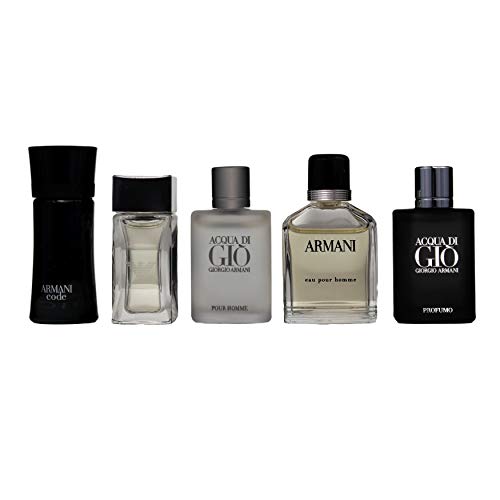 Armani 5 Piece Set For Men Code 4ml Diamonds 4ml Adg 5ml Green 7ml Adg Profumo 5ml On Galleon Philippines