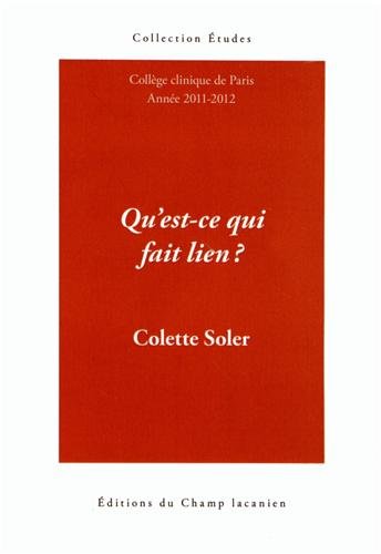 Qu'est-ce qui fait lien ?