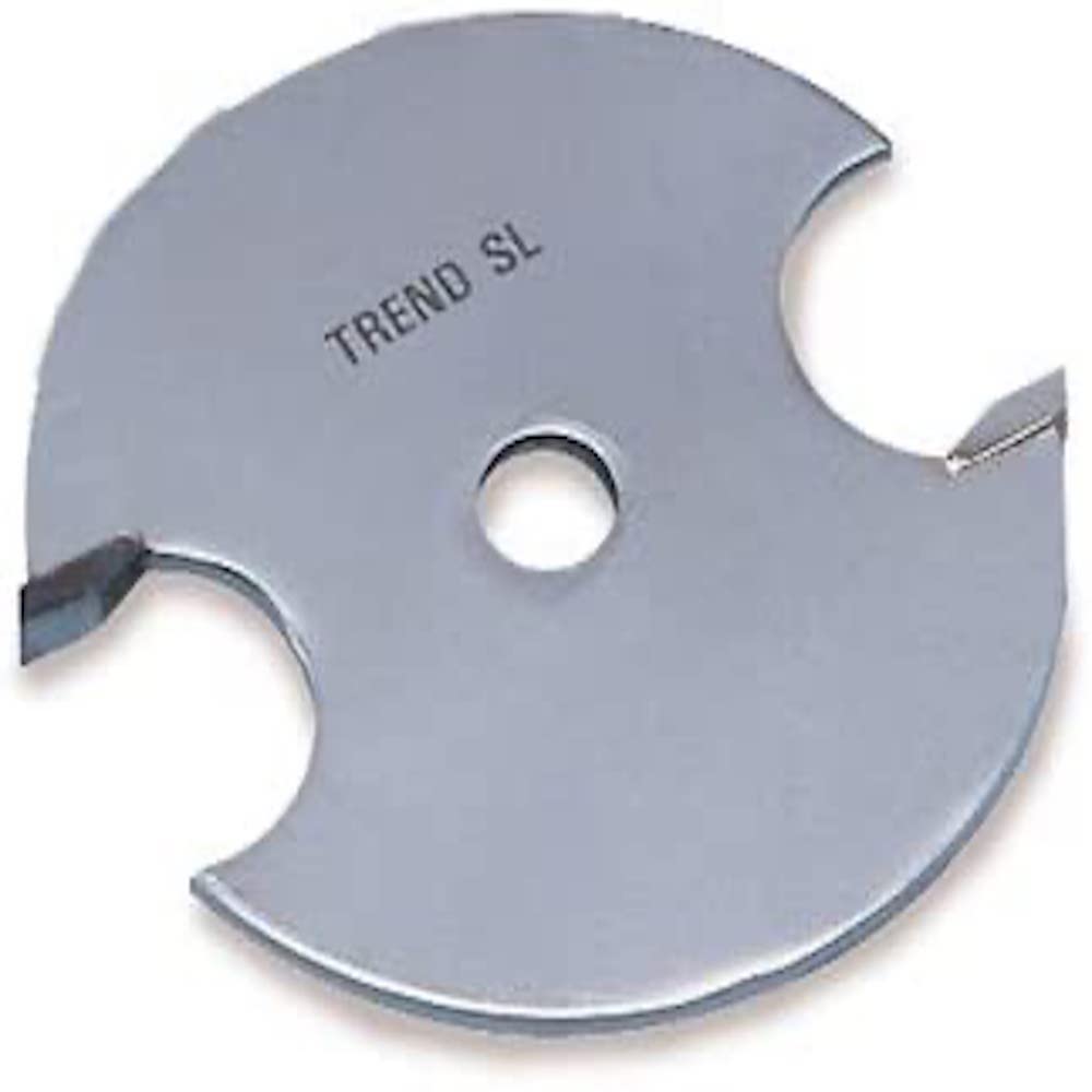 Trend Professional 1/4 Inch Bore Slotter, 6.0mm Kerf, Slot Cutter with 41.3mm Cut Diameter, 2 Teeth, Tungsten Carbide Tipped, 34/20TC