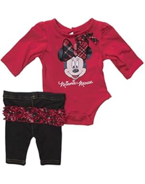 Minnie The Mouse L/S Bodysuit & Pant Set (NB)